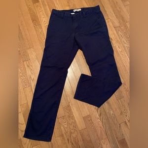 Vans Men size 32 Dark Blue Chino Pants